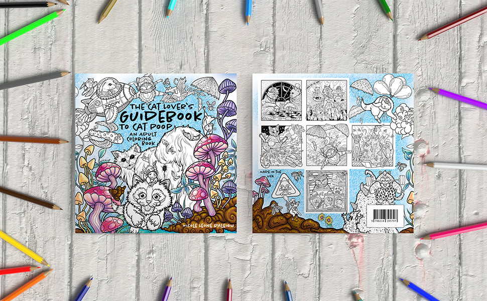 Front and Back Of The Coloring Book