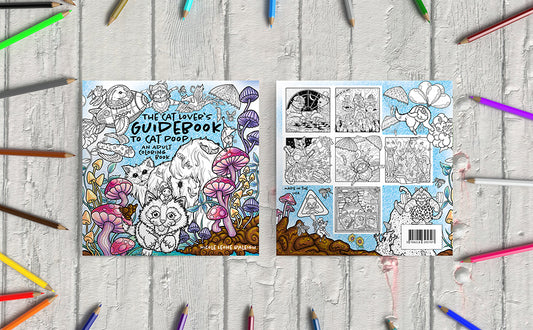 Unleash Your Inner Artist with ‘The Cat Lover’s Guidebook to Cat Poop: An Adult Coloring Book